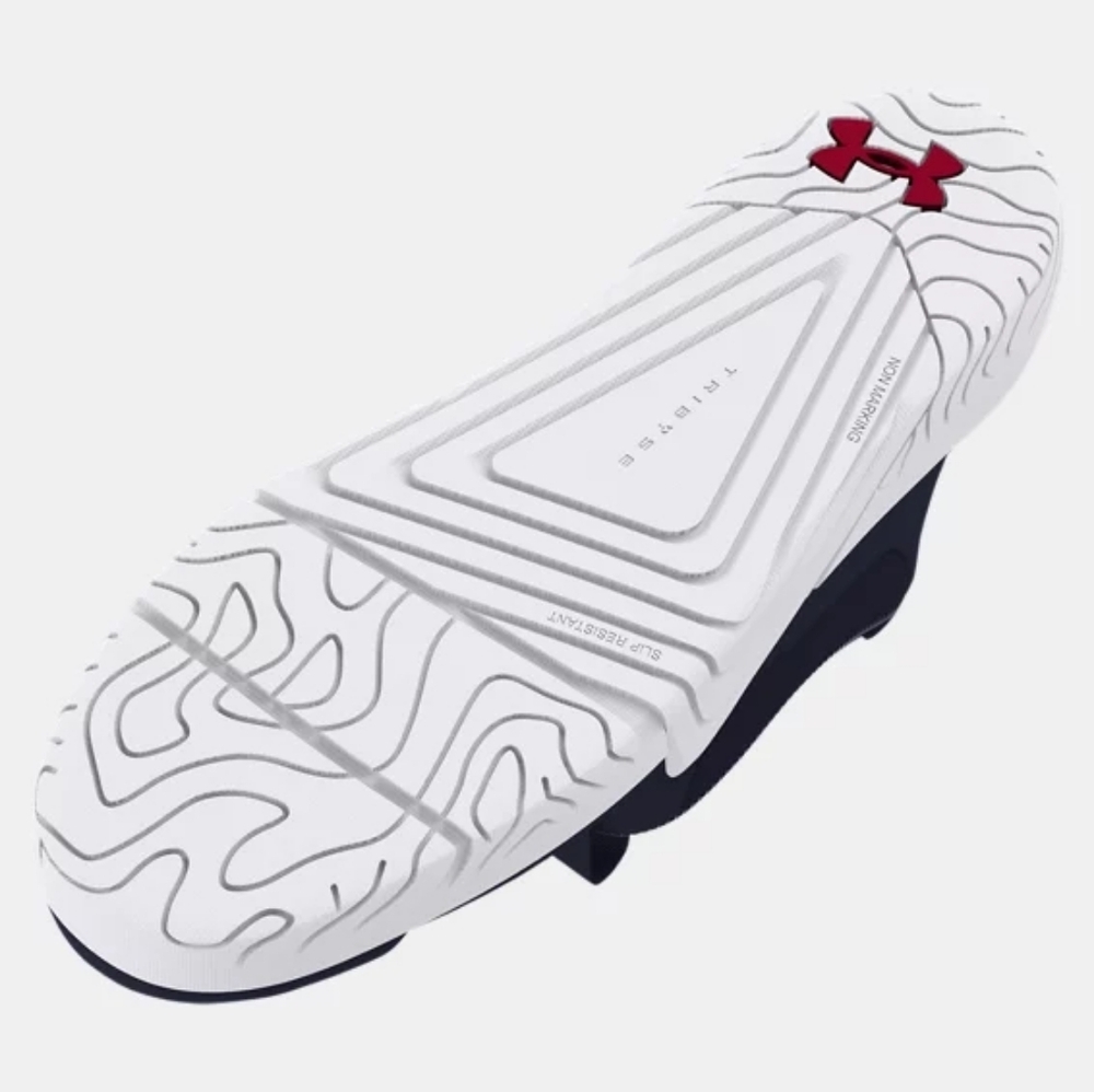 Under Armour Men's Navy and White Rain Boots - Picture 4 of 7